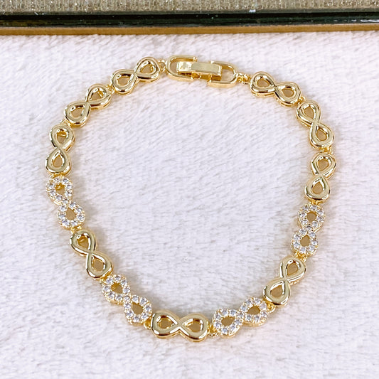 Pulsera de Chapa de Oro COP1937-1