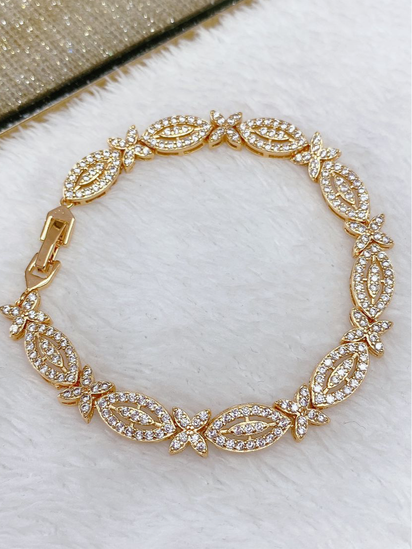 Pulsera de Chapa de Oro COP1357-1