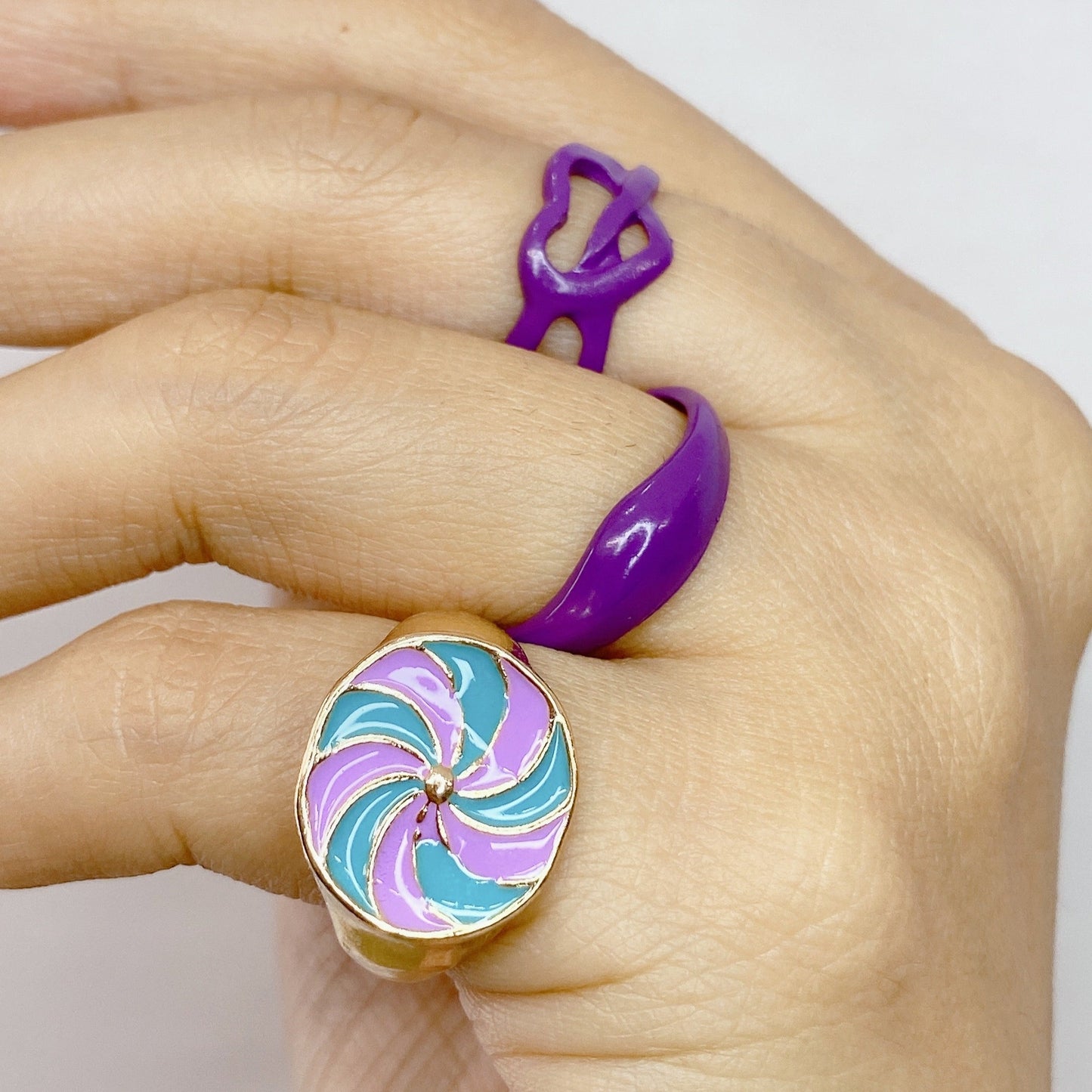Set de Anillos de Bisuteria RB459-1