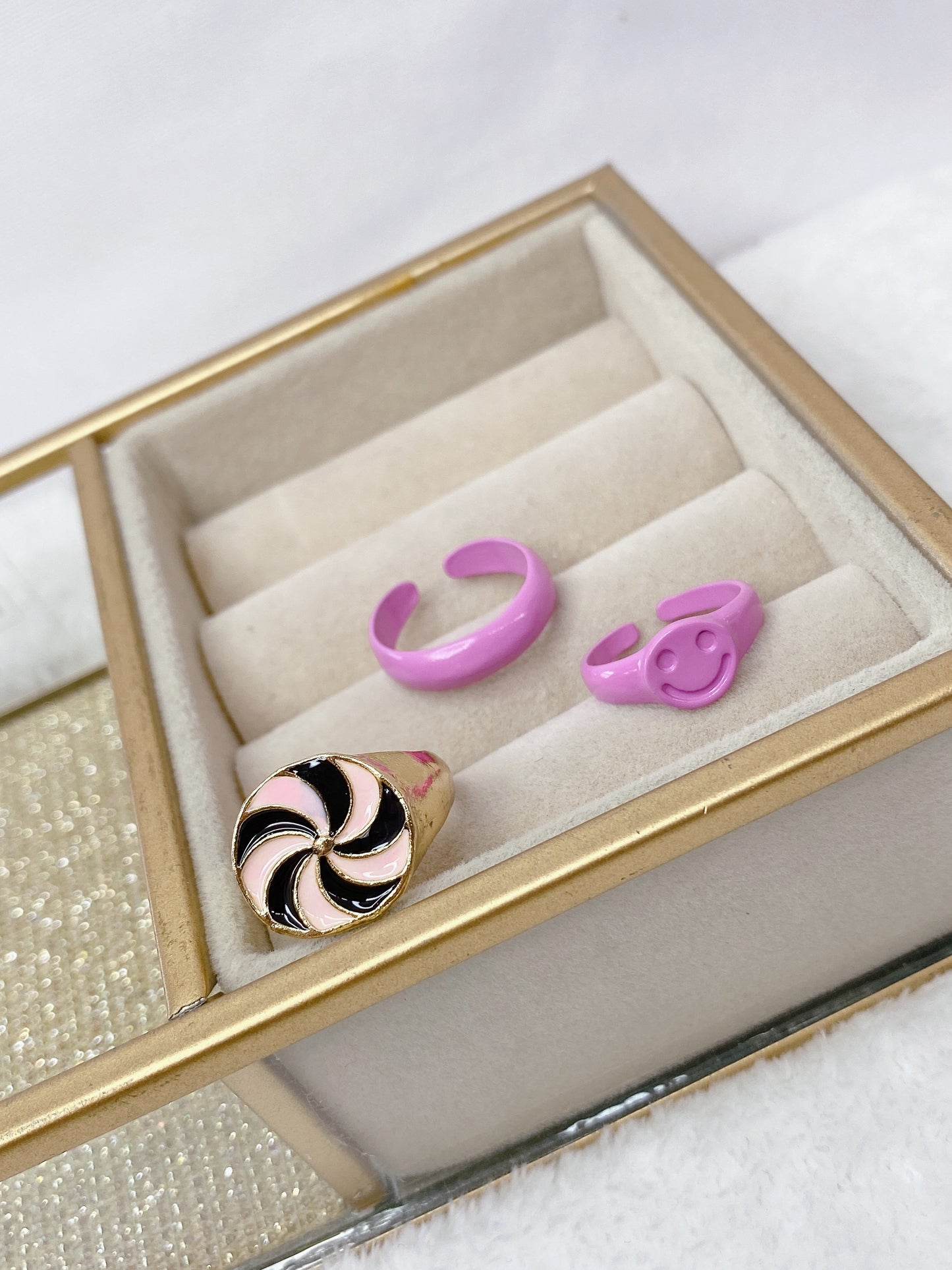 Set de Anillos de Bisuteria RB459-2