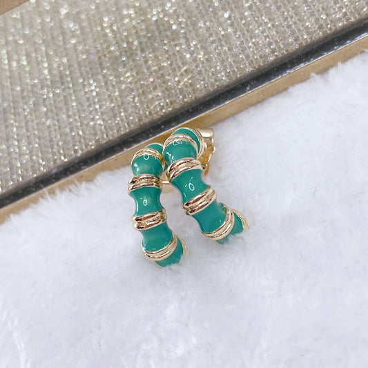 Arete Chapa de Oro COA1550-1