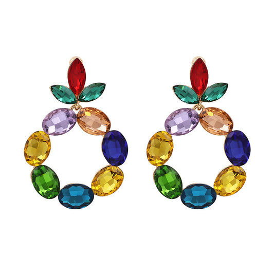 Arete de Fiesta de Bisuteria AB5586-1