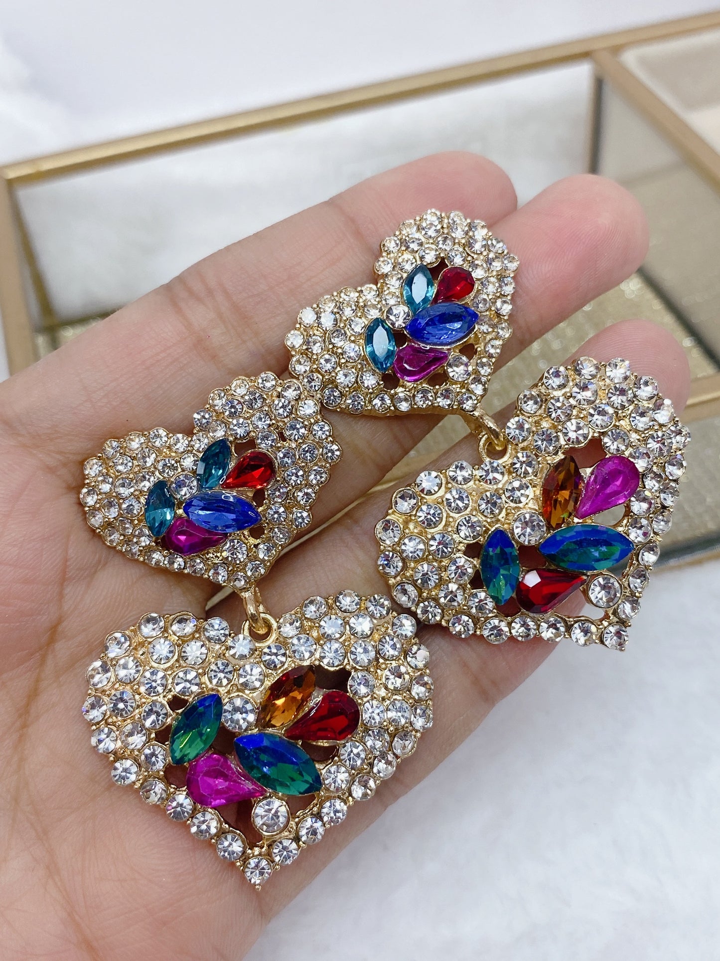Arete de Fiesta de Bisuteria AB5494-2