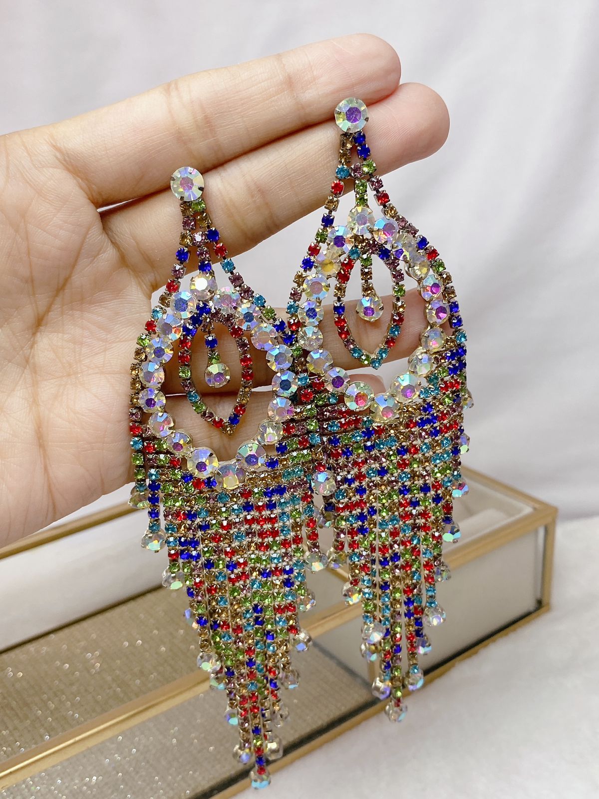 Arete de Fiesta de Bisuteria AB5528-2