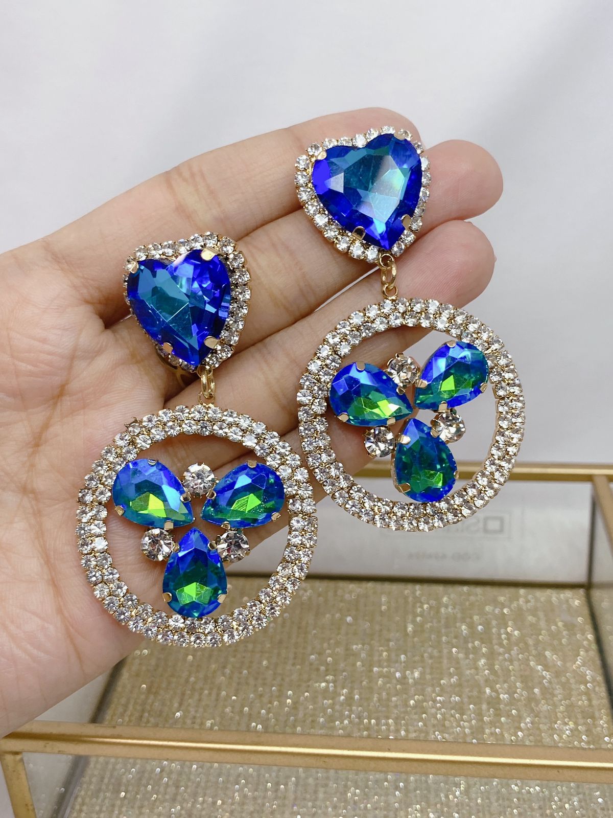 Arete de Fiesta de Bisuteria AB5585-1