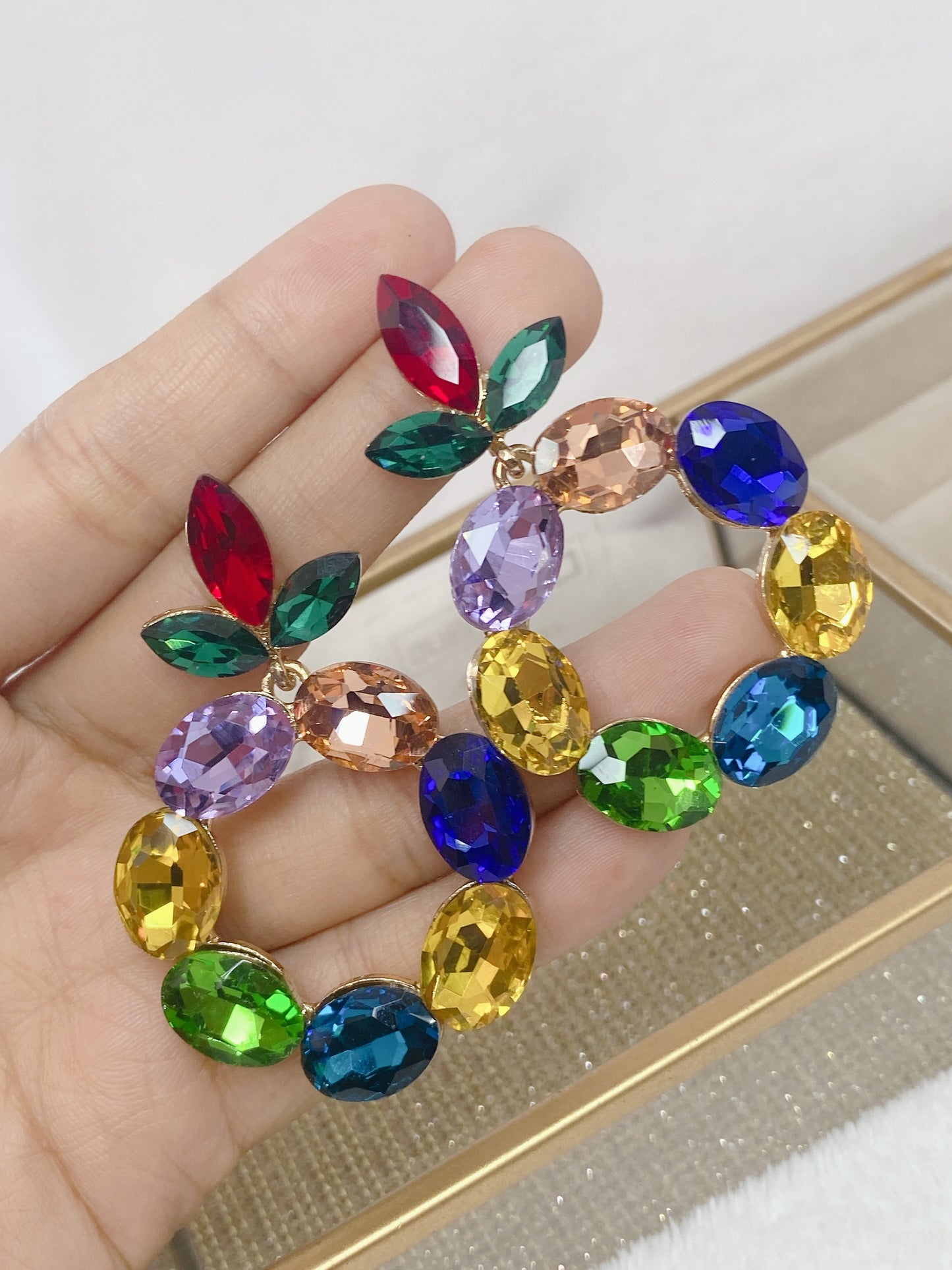 Arete de Fiesta de Bisuteria AB5586-1