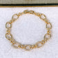 Pulsera de Chapa de Oro COP1934-1