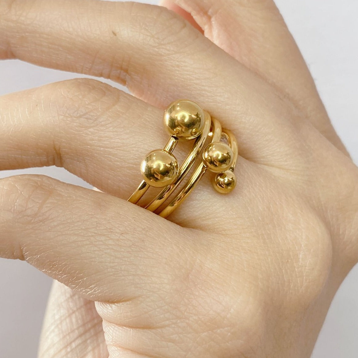 Anillo de Acero Inoxidable Ajustable RAI820-1