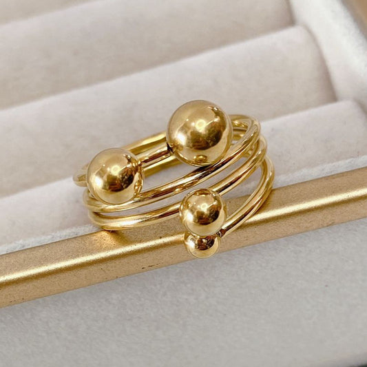 Anillo de Acero Inoxidable Ajustable RAI820-1