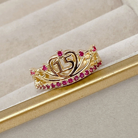Anillo Chapa de Oro Ajustable ACO303-2