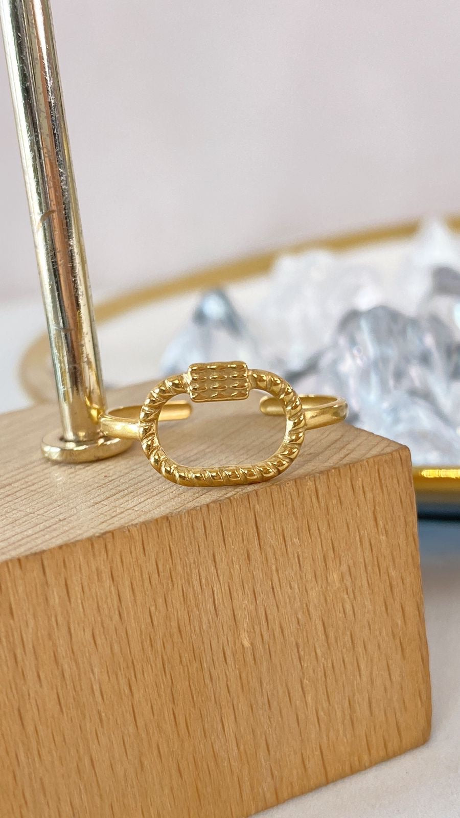 Anillo de Acero Inoxidable Ajustable RAI1011-1