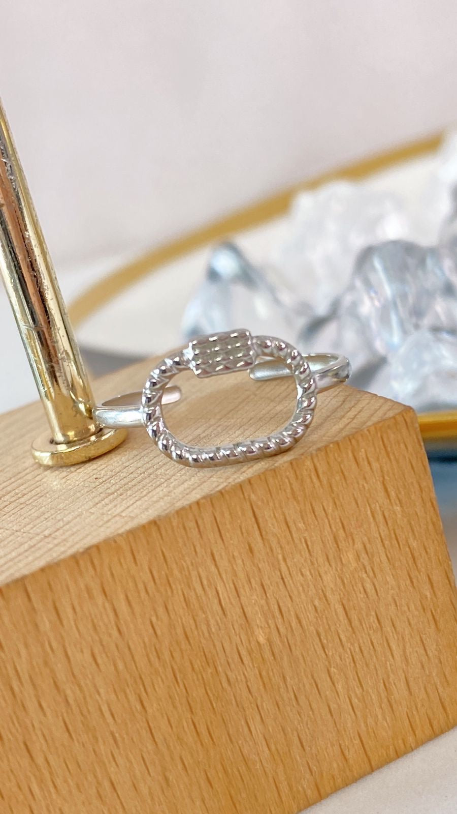 Anillo de Acero Inoxidable Ajustable RAI1011-2