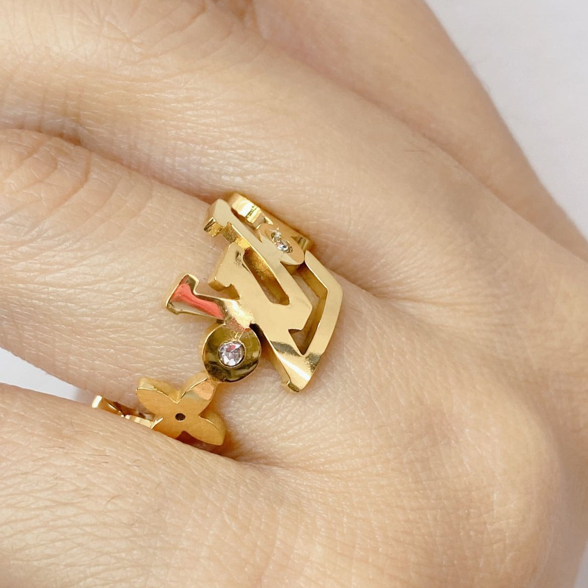Anillo de Acero Inoxidable Ajustable RAI803-1