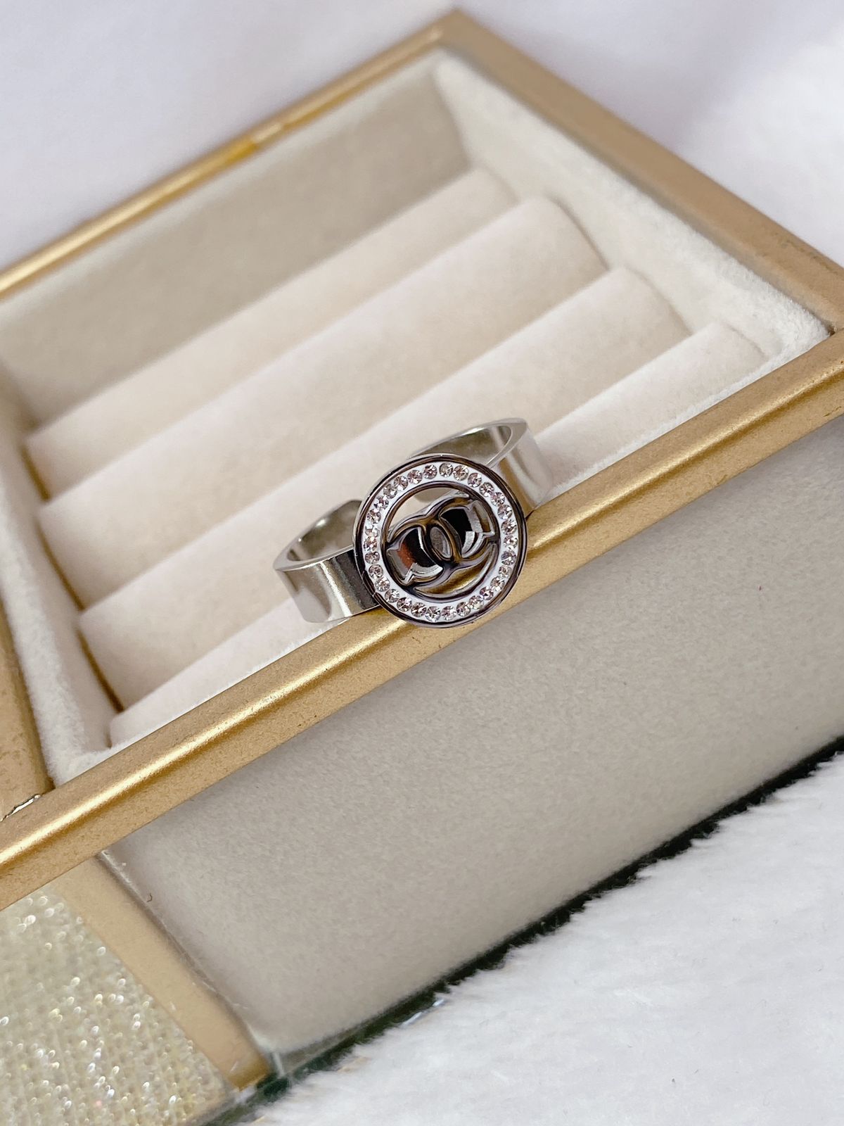Anillo de Acero Inoxidable Ajustable RAI805-2