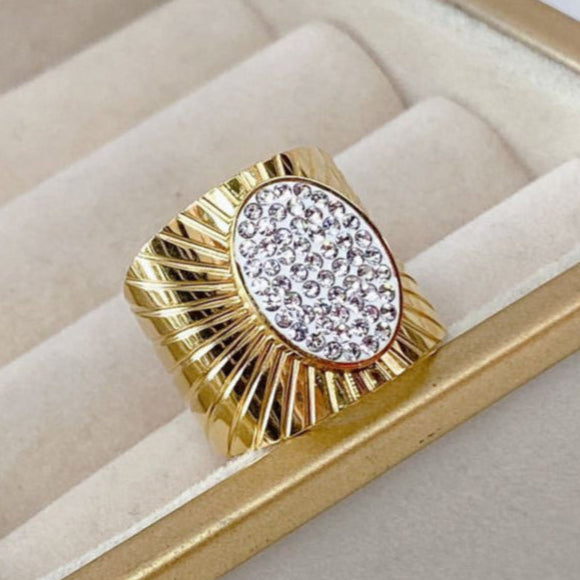 Anillo de Acero Inoxidable Ajustable RAI847-1