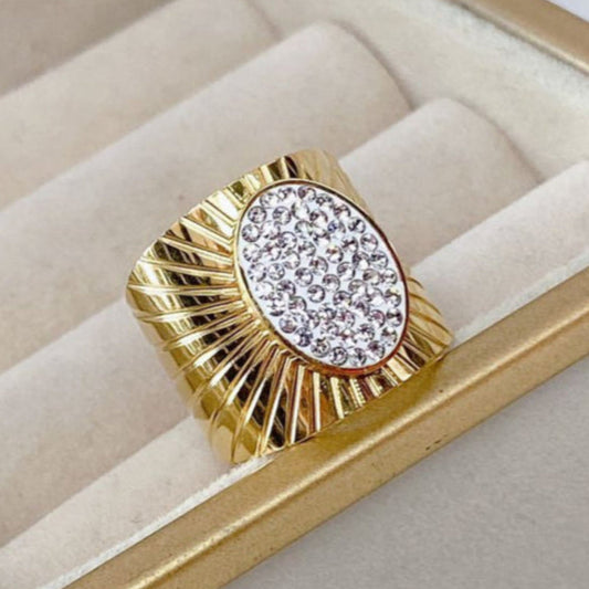 Anillo de Acero Inoxidable Ajustable RAI847-1