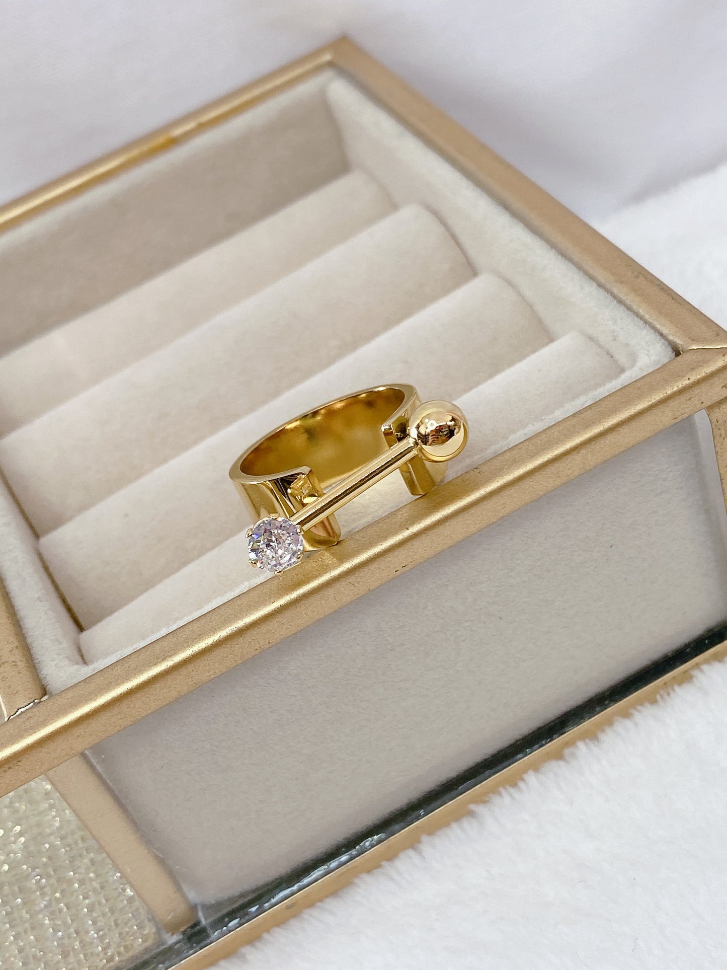 Anillo de Acero Inoxidable TALLA #7 RAI813-7