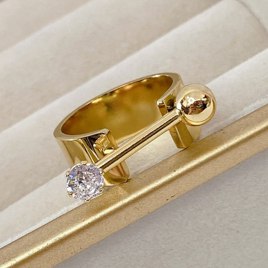Anillo de Acero Inoxidable TALLA #7 RAI813-7