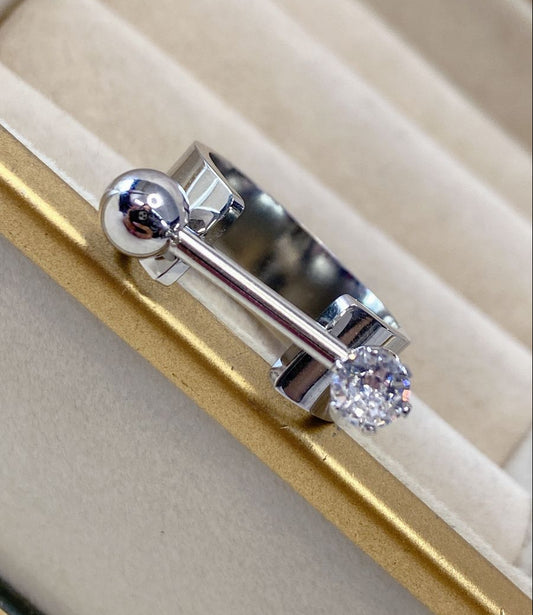 Anillo de Acero Inoxidable TALLA #8 RAI814-8