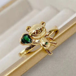 Anillo de Chapa de Oro Ajustable ACO571-2