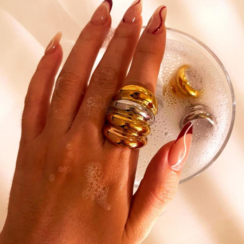 Anillo de Acero Inoxidable TALLA #7 RAI833-7