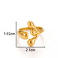 Anillo de Acero Inoxidable Ajustable RAI838-1
