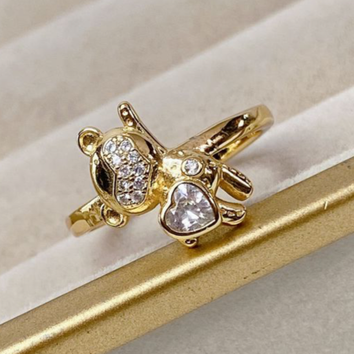 Anillo de Chapa de Oro ACO1158-1