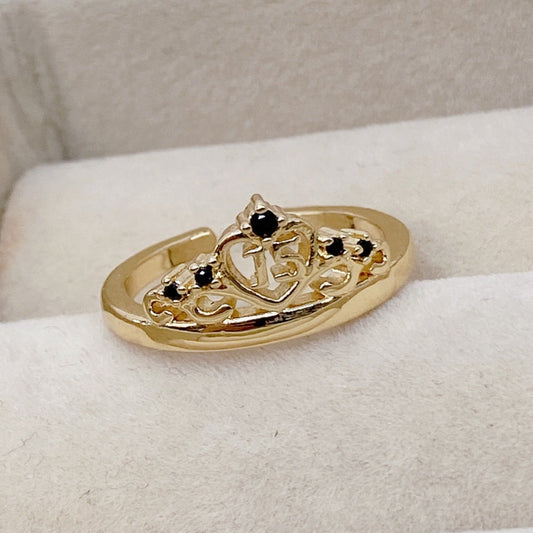 Anillo Chapa de Oro Ajustable ACO301-3