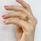 Anillo Chapa de Oro Ajustable ACO301-4