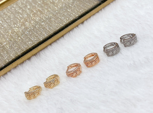AGOTADO Set de Aretes Chapa de Oro COA1602-7