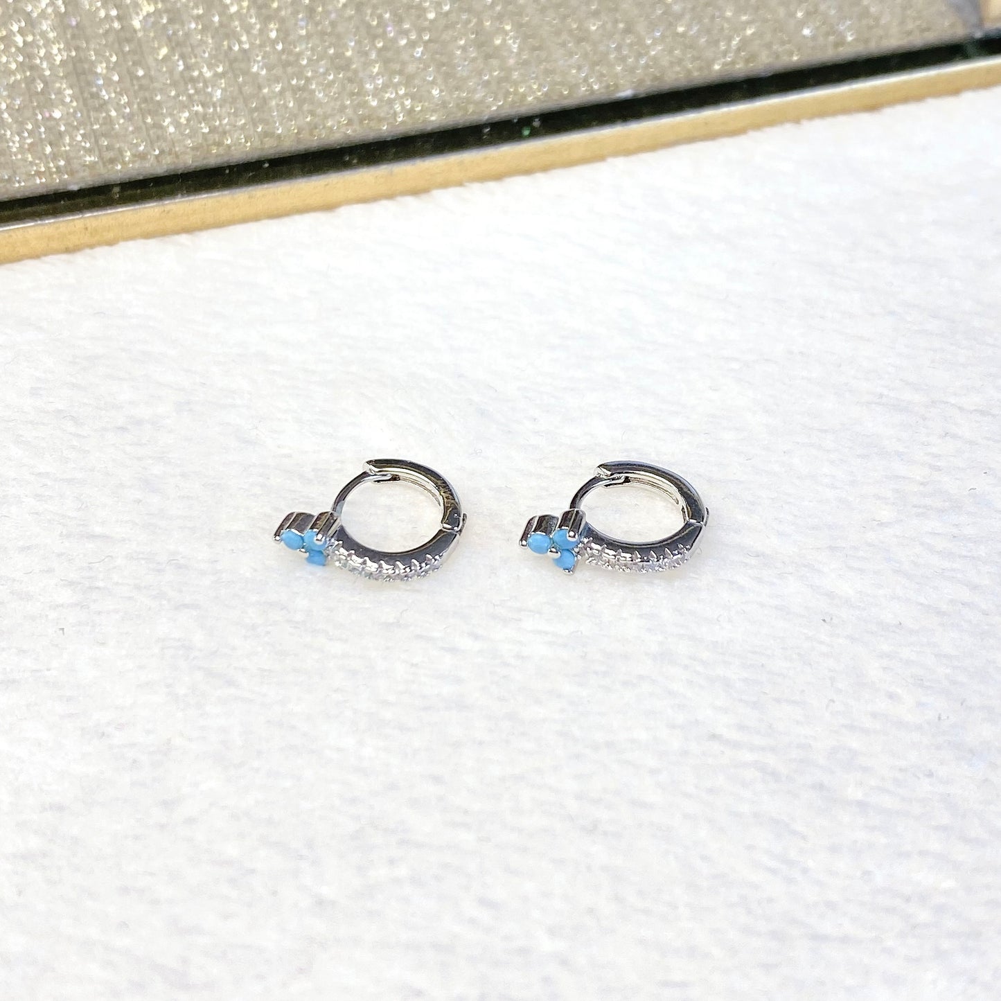 Arete de Chapa de Oro COA2934-3