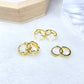 Set de Aretes de Oro Laminado COA2940-1
