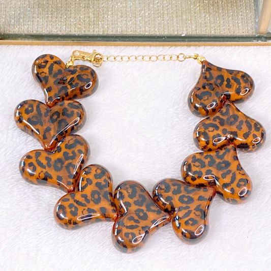 Pulsera de Acrilico y Acero Inoxidable PAI1663-1