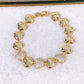 Pulsera de Chapa de Oro COP1935-1