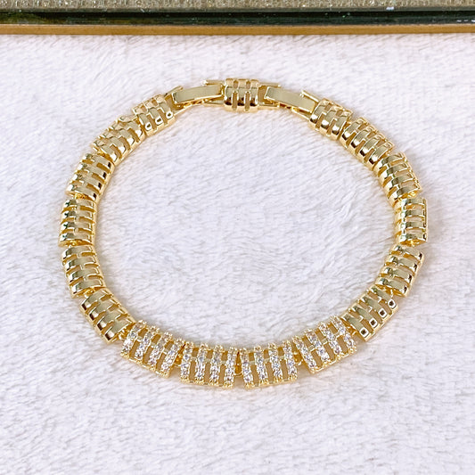 Pulsera de Chapa de Oro COP1940-1