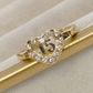 Anillo Chapa de Oro Ajustable ACO302-4