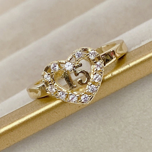Anillo Chapa de Oro Ajustable ACO302-4