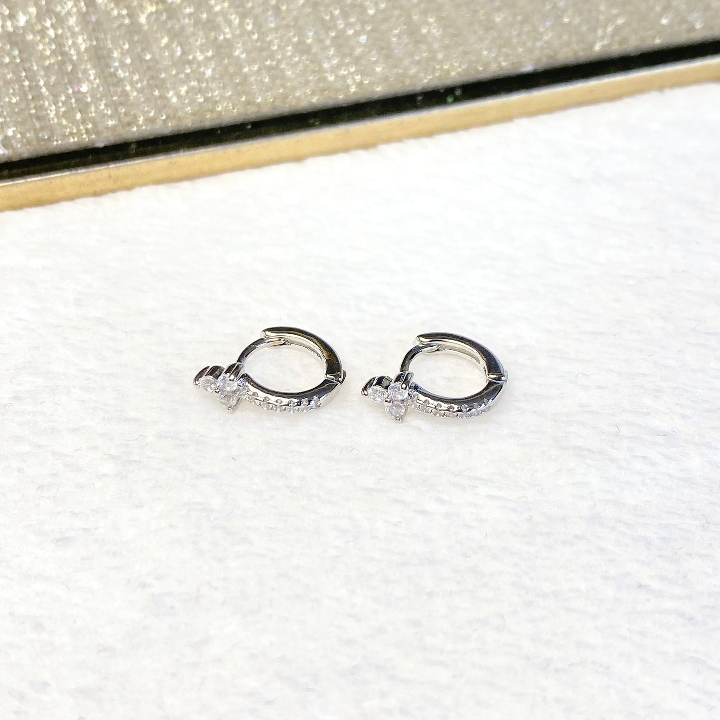 Arete de Chapa de Oro COA2934-1