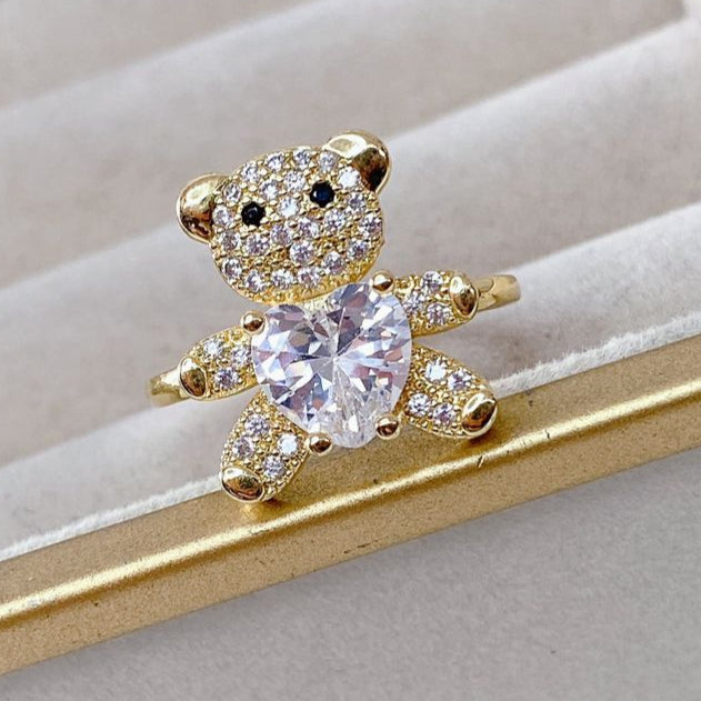 Anillo Chapa de Oro Ajustable ACO1112-1