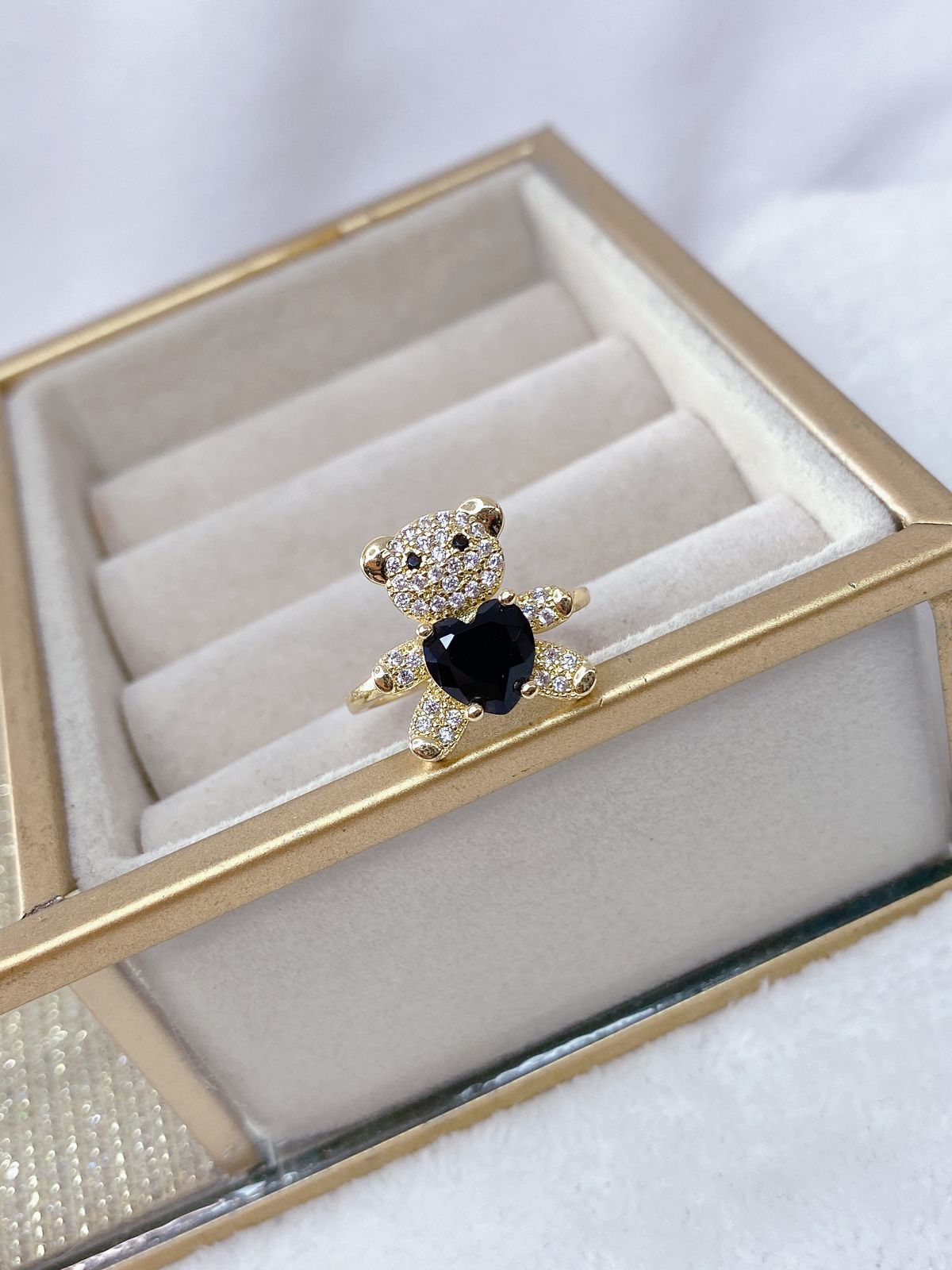 Anillo Chapa de Oro Ajustable ACO1112-3