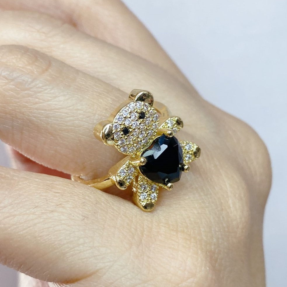 Anillo Chapa de Oro Ajustable ACO1112-3
