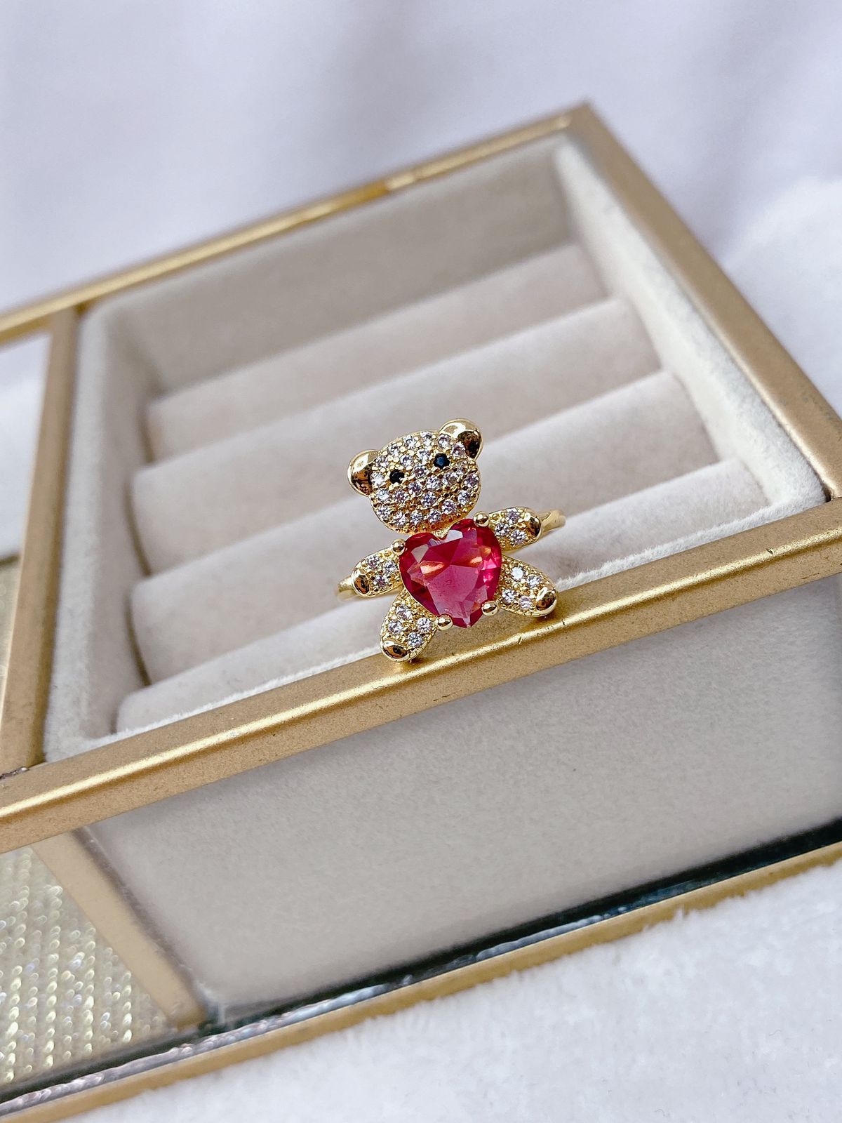 Anillo Chapa de Oro Ajustable ACO1112-4
