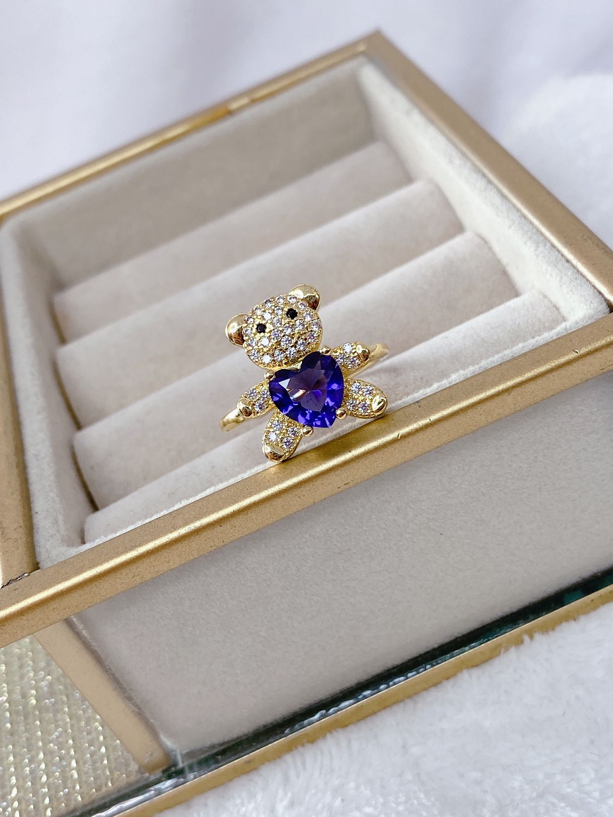Anillo Chapa de Oro Ajustable ACO1112-7