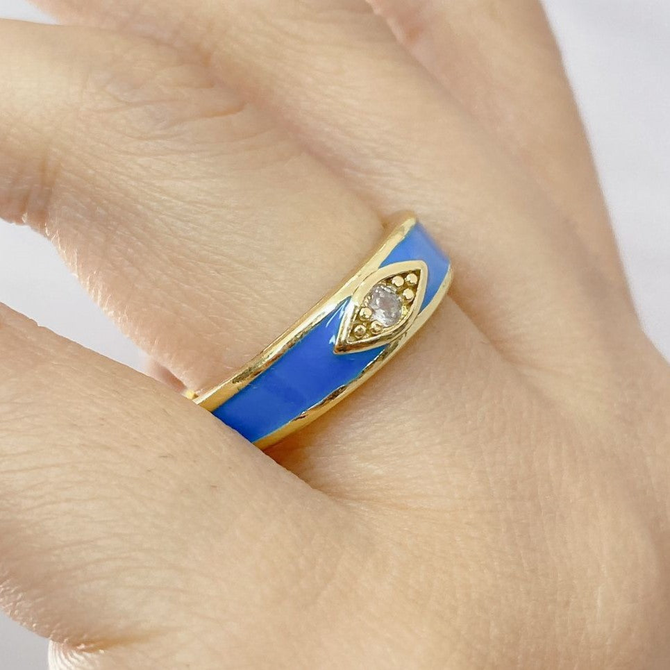 Anillo Chapa de Oro Ajustable ACO1197-1