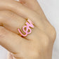 Anillo de Chapa de Oro Ajustable ACO722-1