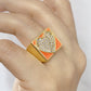 Anillo Chapa de Oro Ajustable ACO725-1