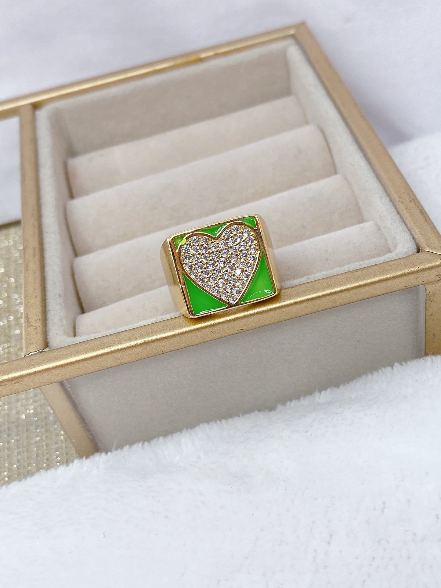 Anillo Chapa de Oro Ajustable ACO725-2