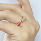 Anillo de Chapa de Oro Ajustable ACO744-1