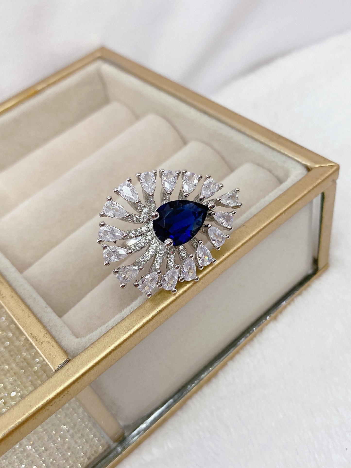 Anillo de Chapa de Oro Ajustable ACO792-1