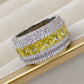 Anillo Chapa de Oro TALLA #7 ACO1214-7